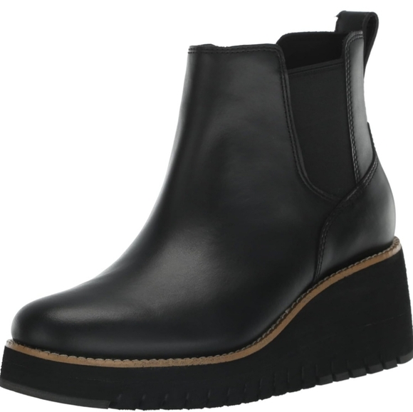 Cole Haan womens Zerogrand City Wedge Boot Waterproof Leather - Picture 2 of 12